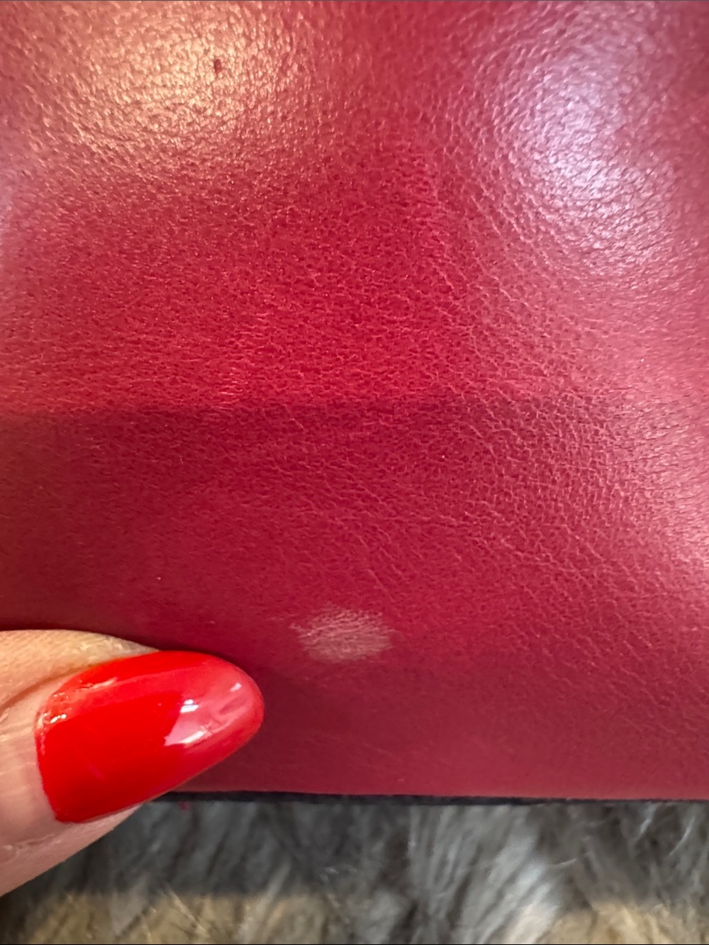 Patricia Nash Red Leather Crossbody Bag with Buckle Strap - Picture 5 of 13